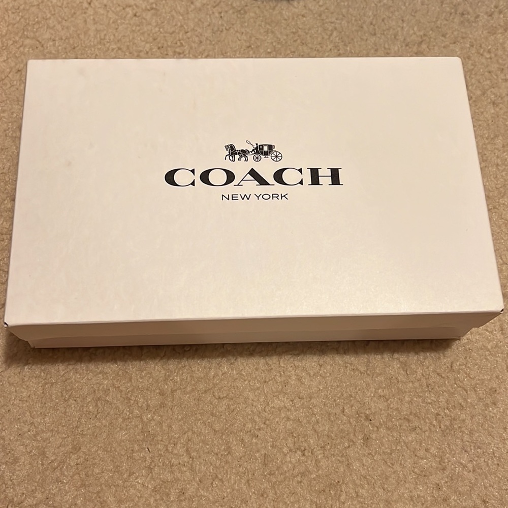 Coach Blue Long Wallet Purse - Picture 6 of 7